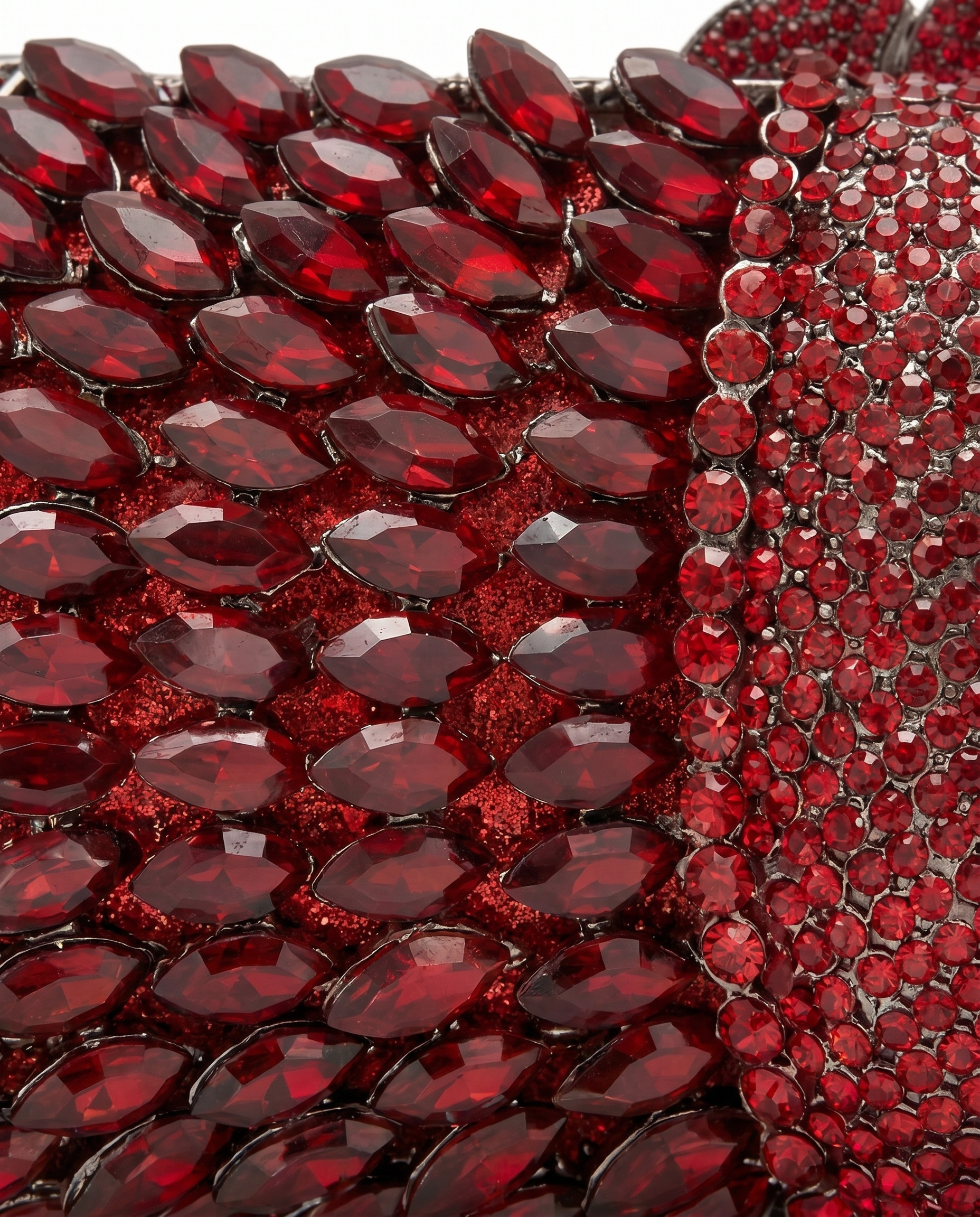 Ruby Radiance Crystal Bag