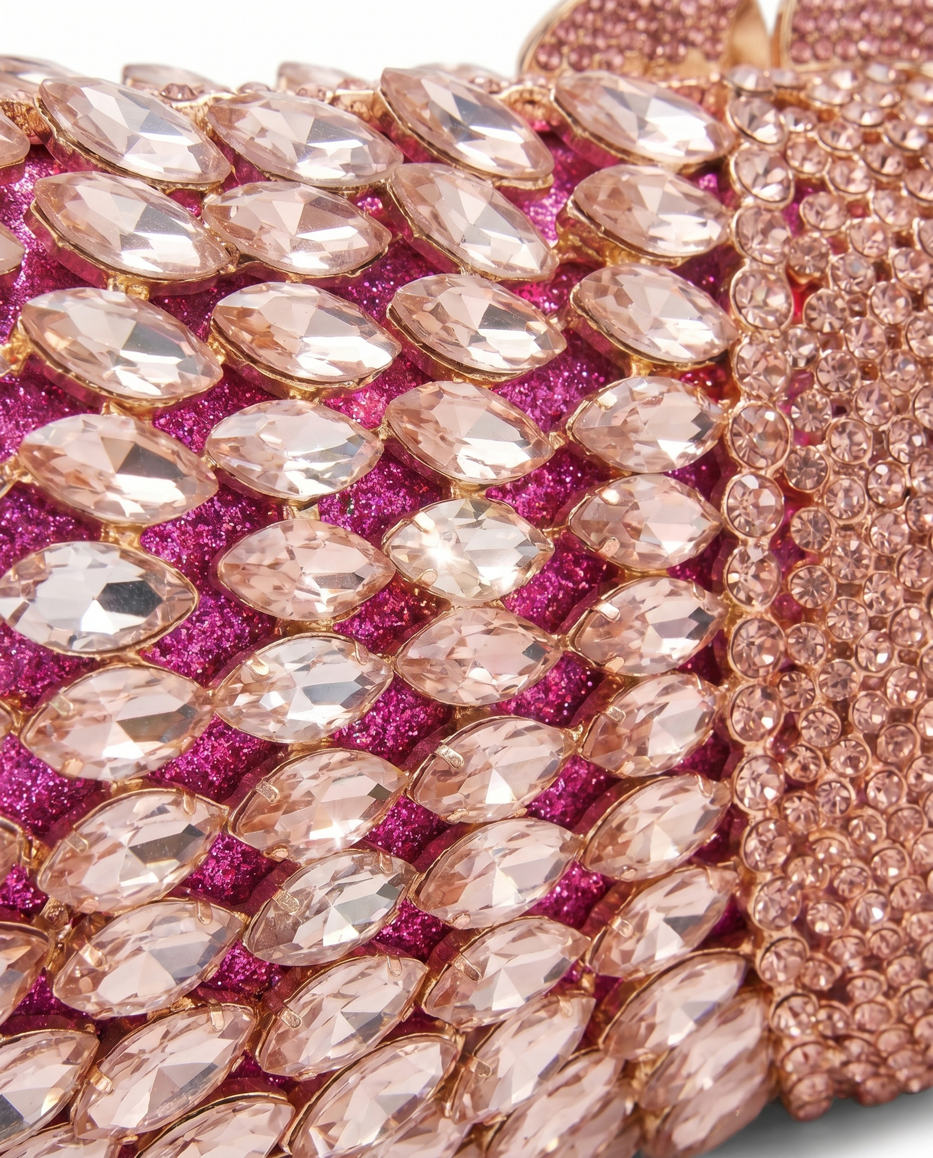 Rose Gold Crystal Bag