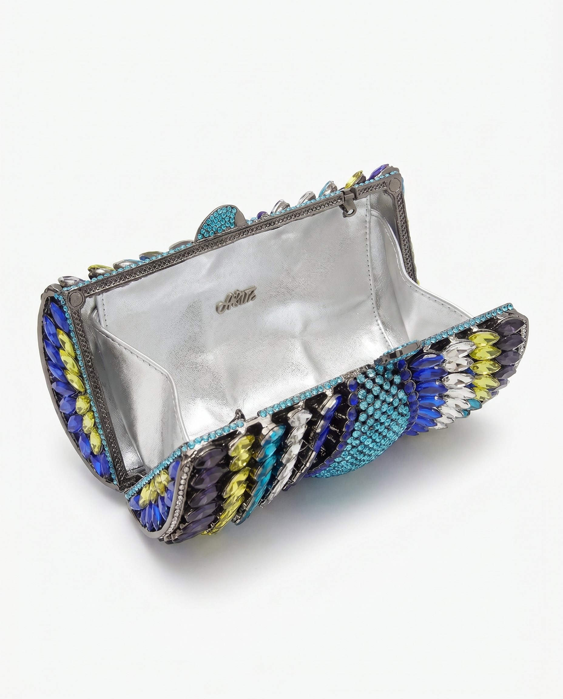 Blue Mosaic Crystal Bag