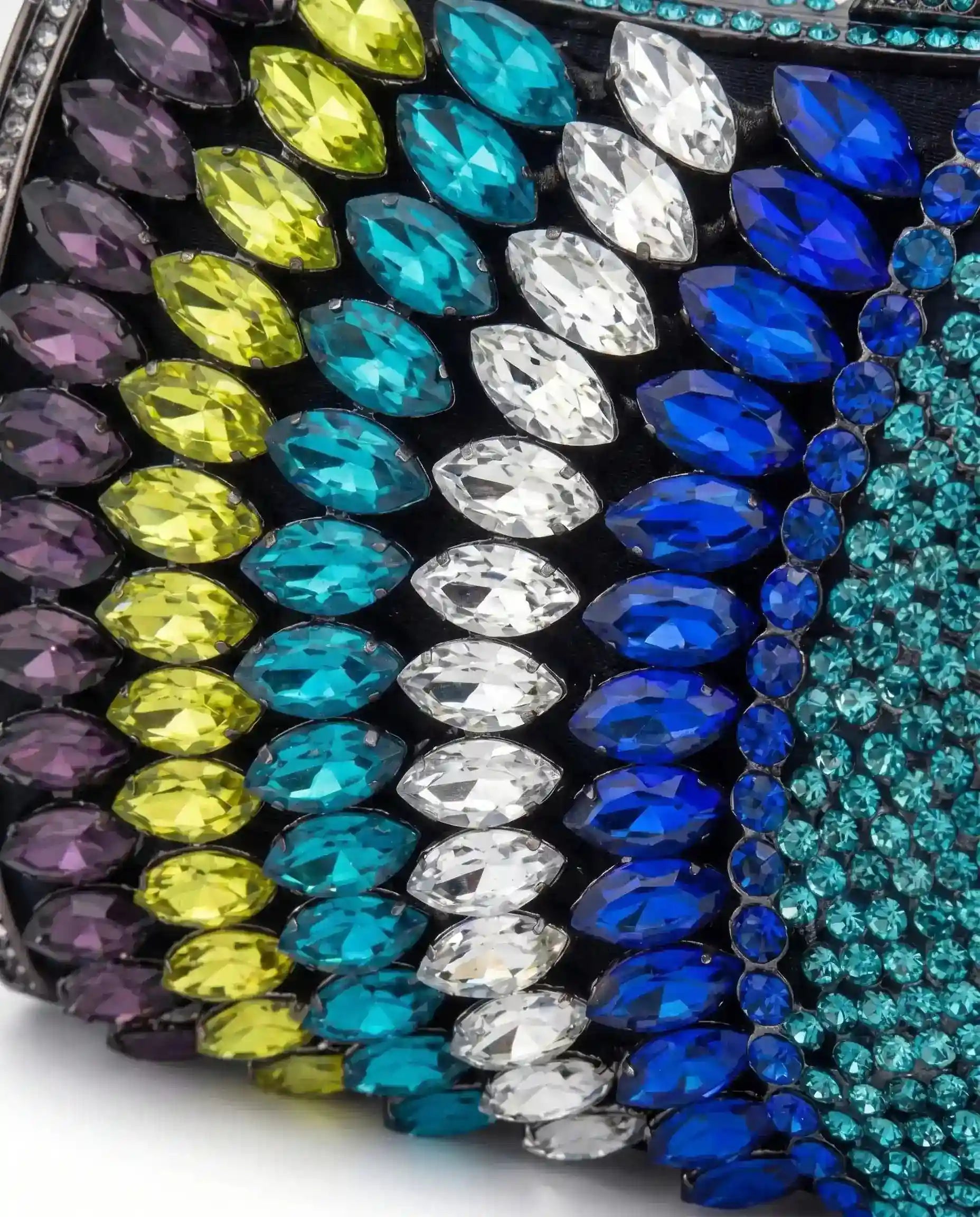 Blue Mosaic Crystal Bag - A&Suz