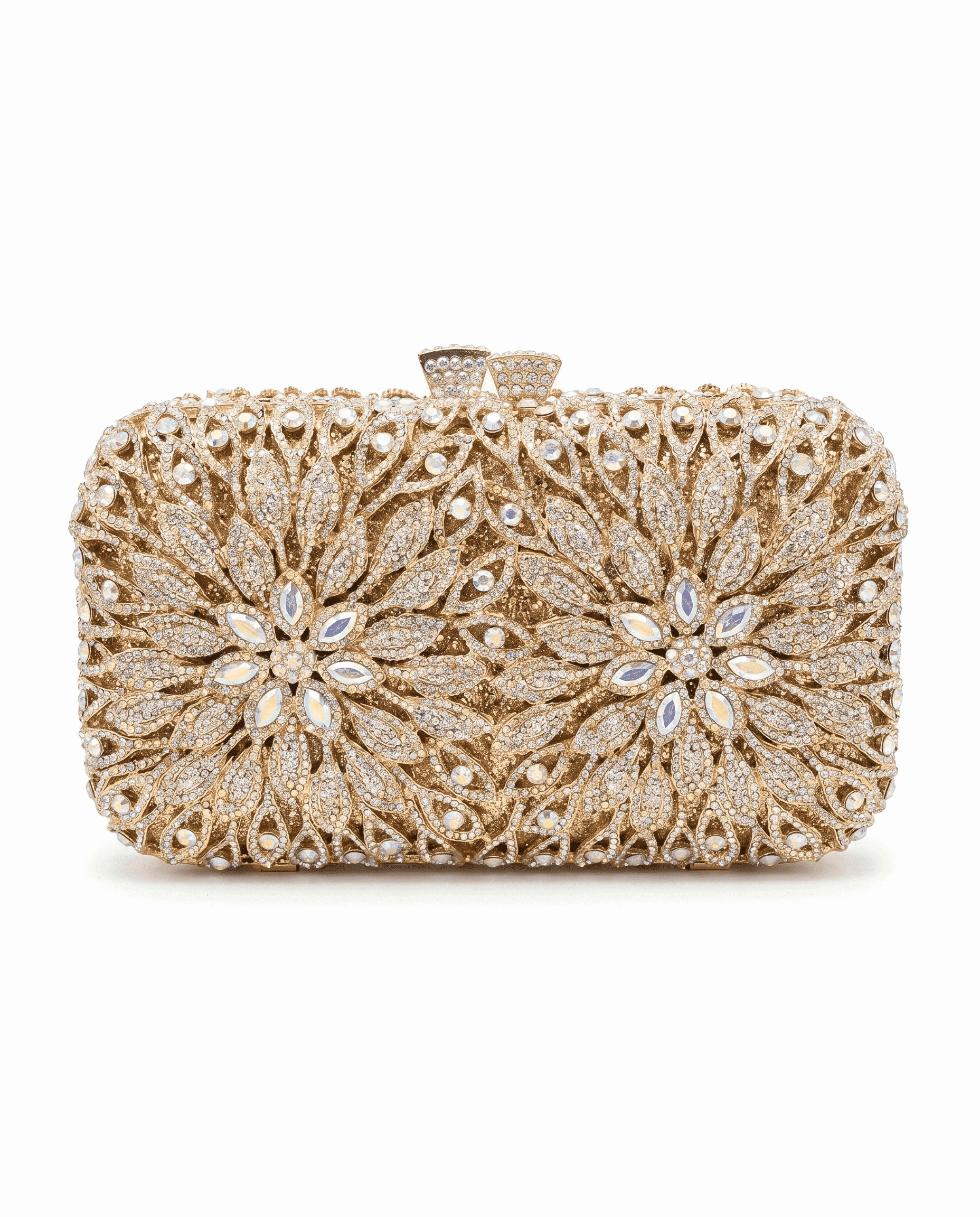 Golden Crystal Bloom Bag - A&Suz
