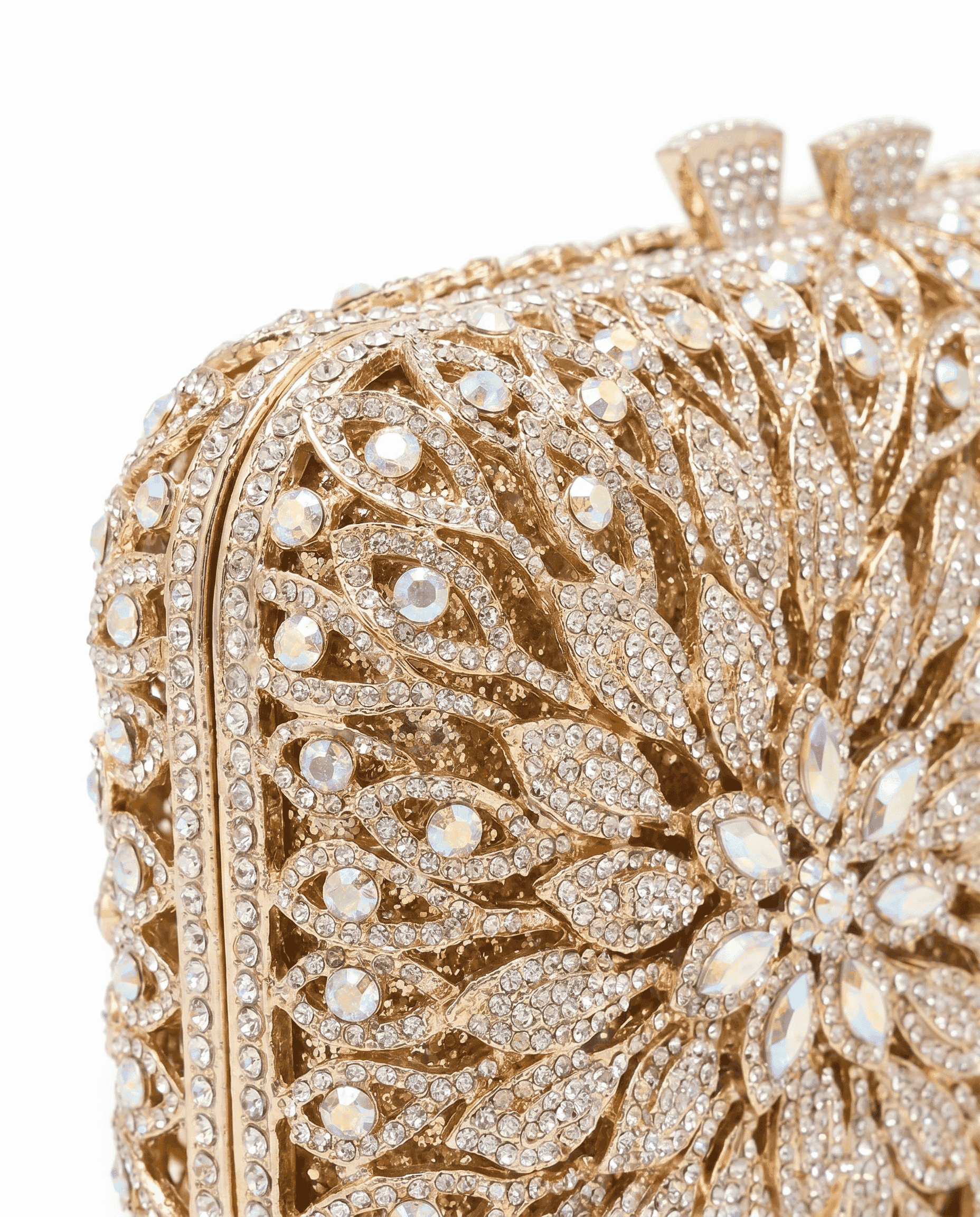 Golden Crystal Bloom Bag - A&Suz