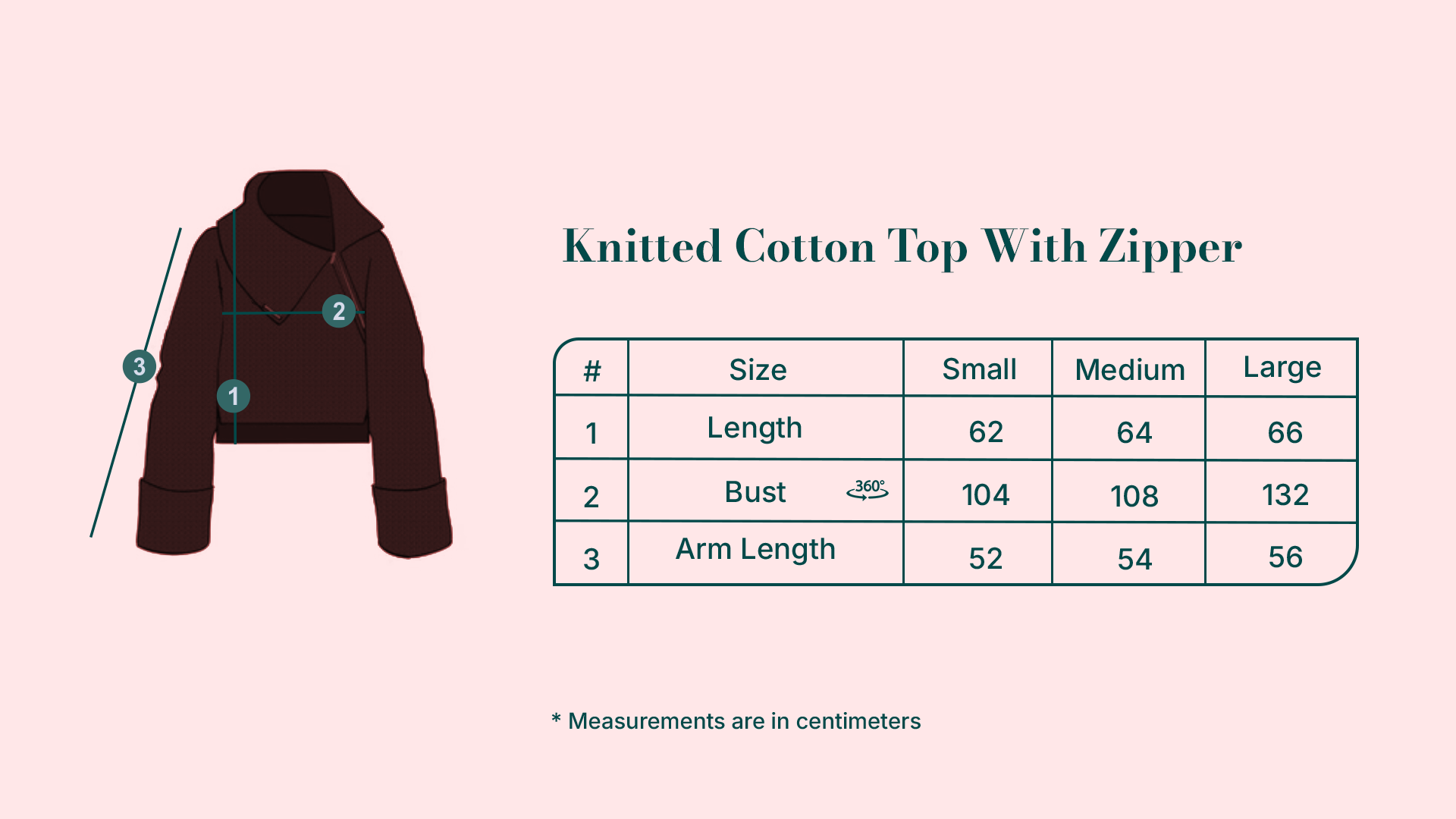 بلوزة قطنية محبوكة باللون البني