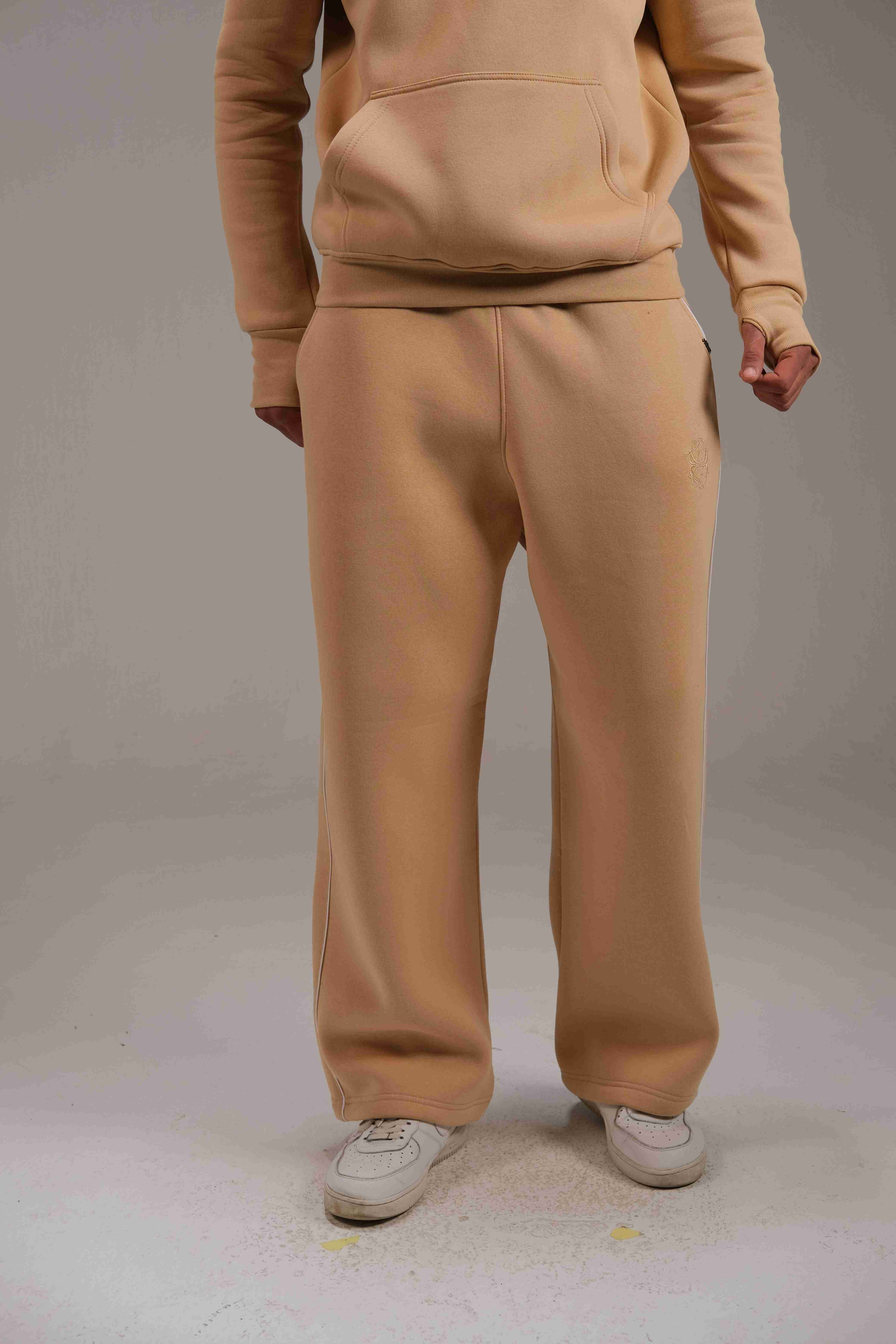 Melton Sweatpants in Beige - A&Suz