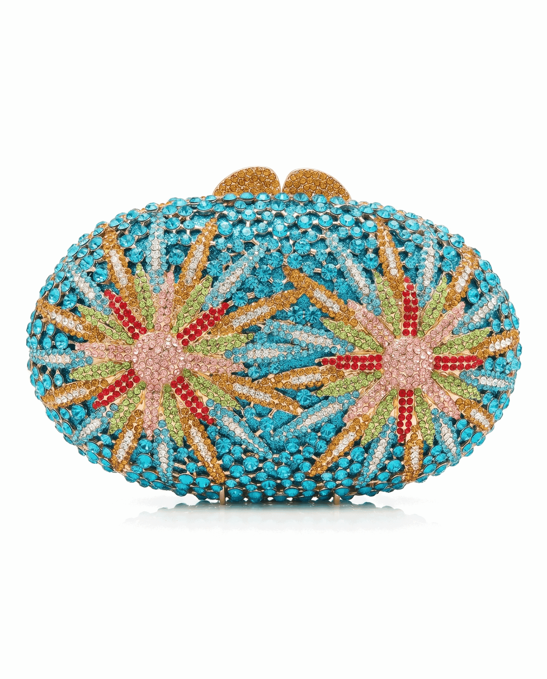 Ocean Crystal Bloom Crystal Bag - A&Suz