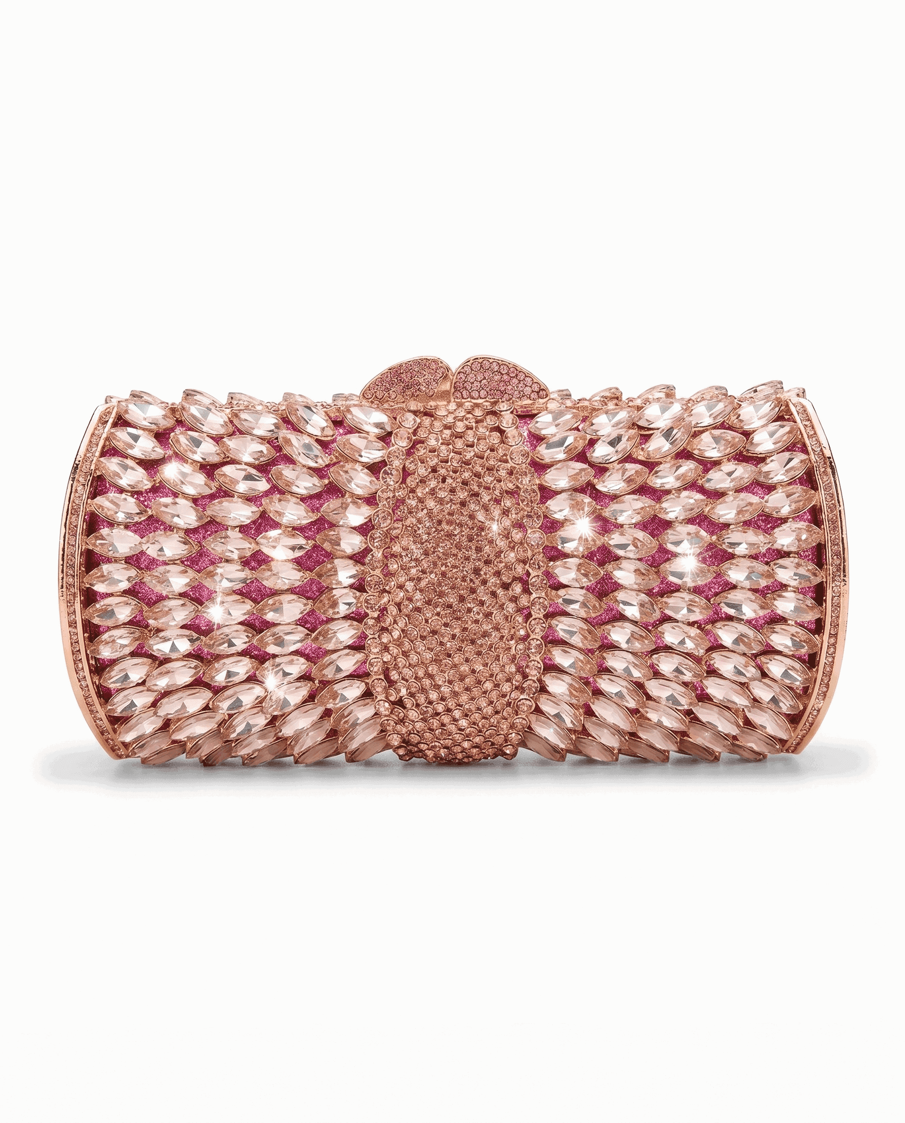 Rose Gold Crystal Bag - A&Suz