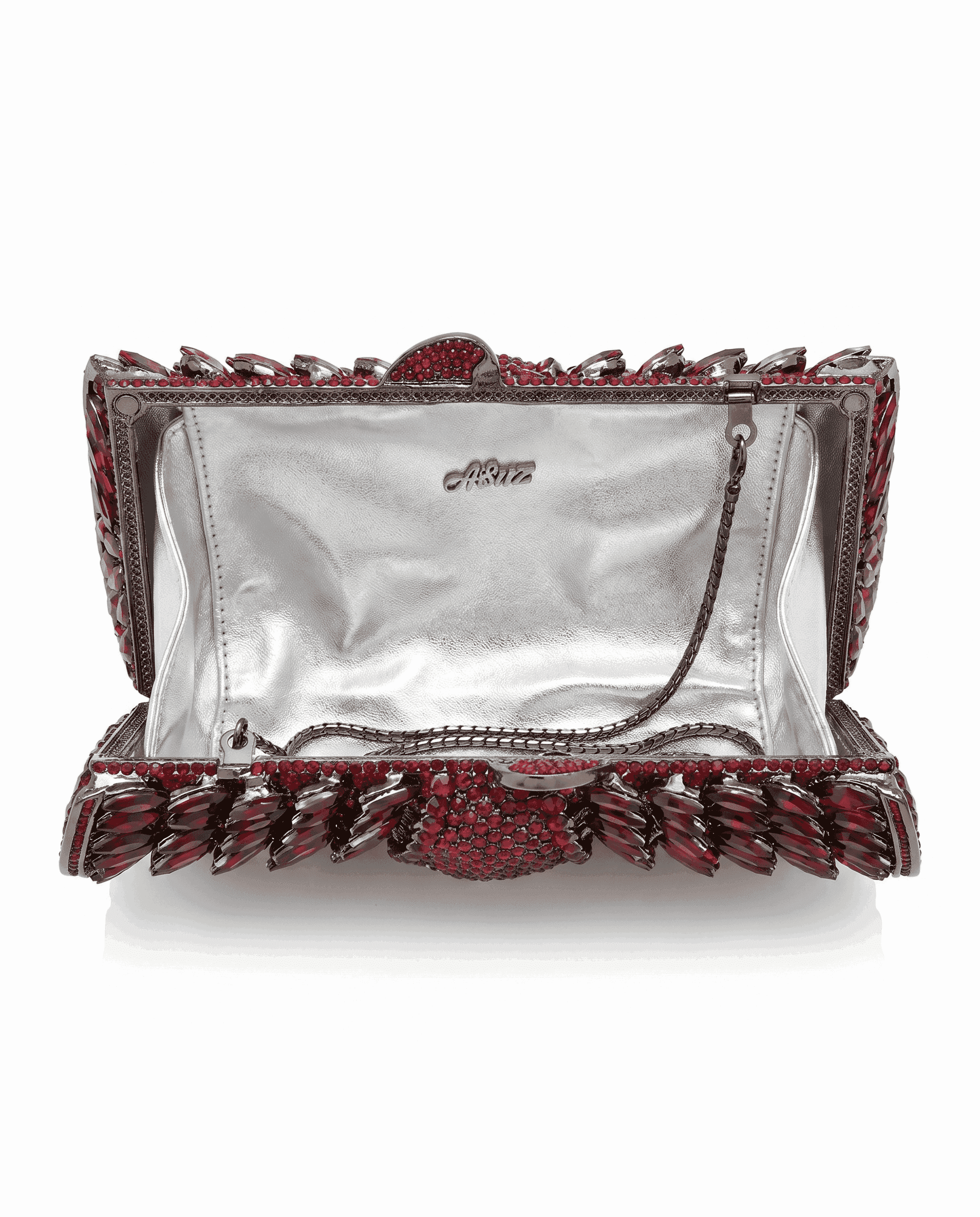 Ruby Radiance Crystal Bag - A&Suz